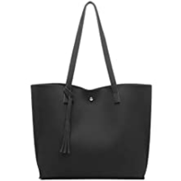 ♡woman's soft leather tote bag | large | NWT | multiple colors!♡ - Picture 2 of 10